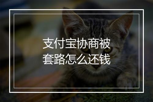 支付宝协商被套路怎么还钱