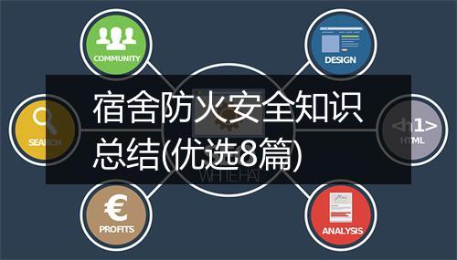 宿舍防火安全知识总结(优选8篇)