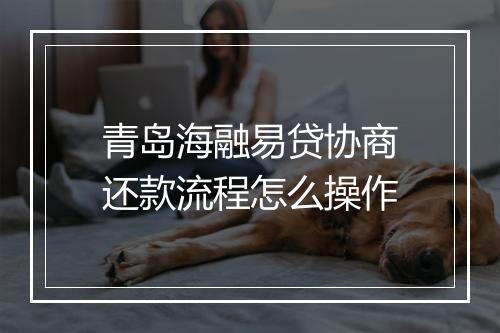 青岛海融易贷协商还款流程怎么操作