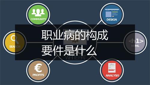 职业病的构成要件是什么