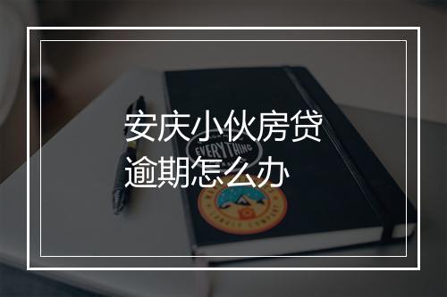 安庆小伙房贷逾期怎么办