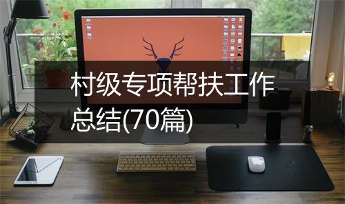 村级专项帮扶工作总结(70篇)