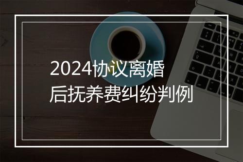 2024协议离婚后抚养费纠纷判例