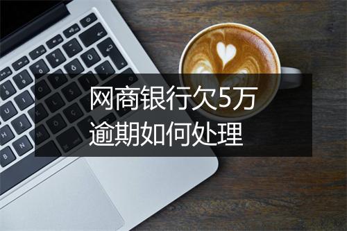 网商银行欠5万逾期如何处理