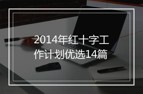 2014年红十字工作计划优选14篇