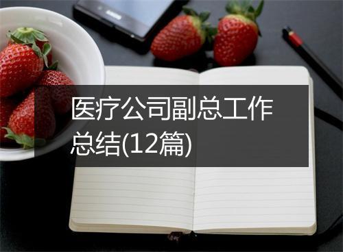 医疗公司副总工作总结(12篇)