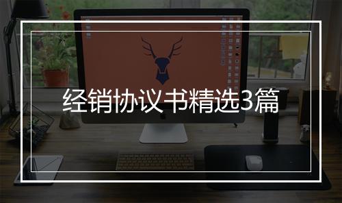经销协议书精选3篇