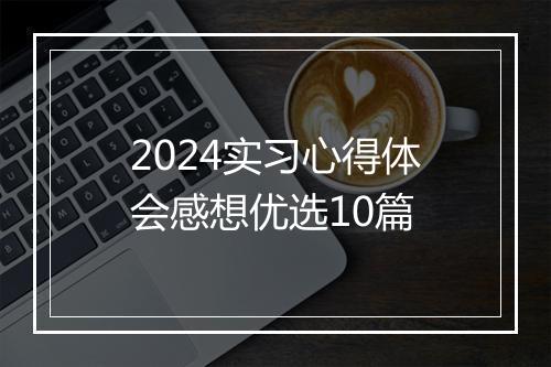 2024实习心得体会感想优选10篇
