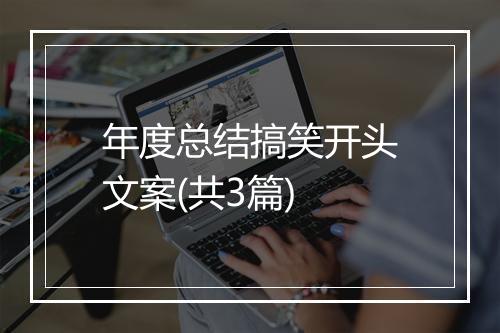 年度总结搞笑开头文案(共3篇)