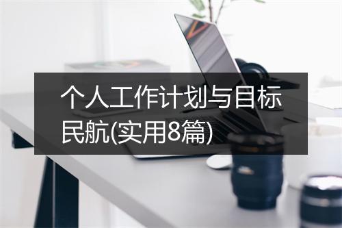 个人工作计划与目标民航(实用8篇)