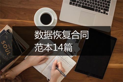数据恢复合同范本14篇