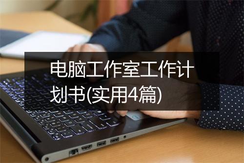 电脑工作室工作计划书(实用4篇)