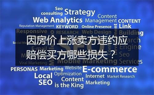 因房价上涨卖方违约应赔偿买方哪些损失？