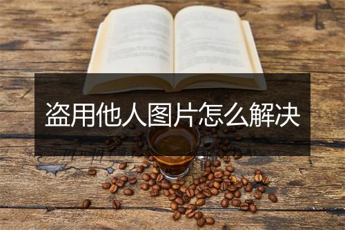 盗用他人图片怎么解决