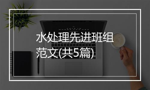 水处理先进班组范文(共5篇)