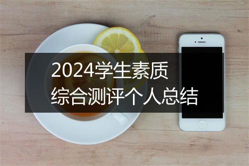 2024学生素质综合测评个人总结