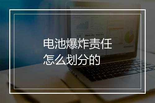 电池爆炸责任怎么划分的