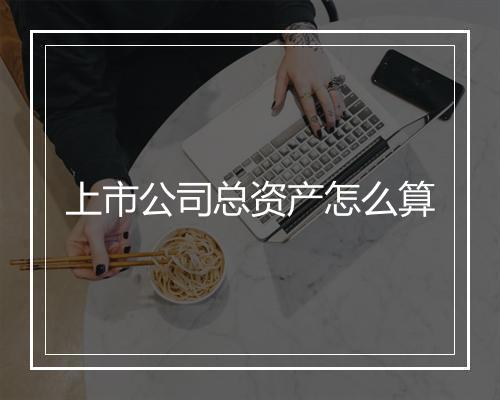 上市公司总资产怎么算