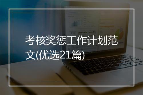 考核奖惩工作计划范文(优选21篇)