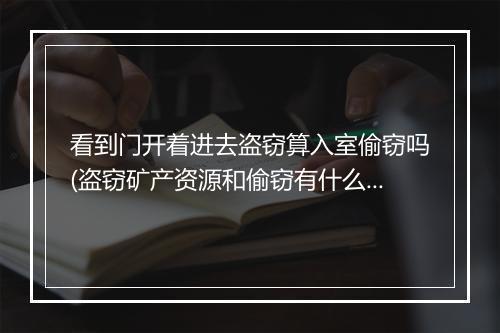 看到门开着进去盗窃算入室偷窃吗(盗窃矿产资源和偷窃有什么区别吗)