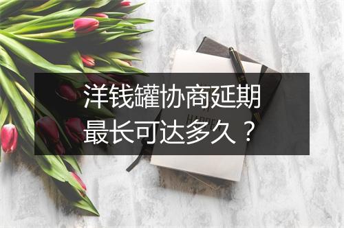 洋钱罐协商延期最长可达多久？