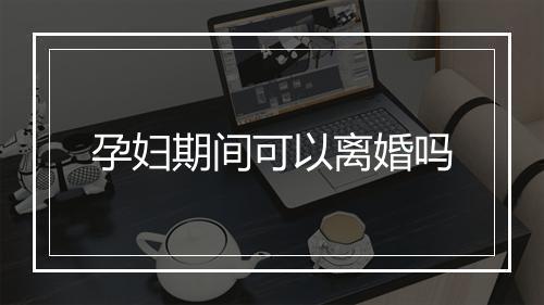 孕妇期间可以离婚吗
