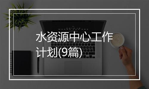 水资源中心工作计划(9篇)