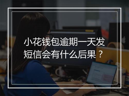 小花钱包逾期一天发短信会有什么后果？