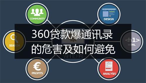360贷款爆通讯录的危害及如何避免