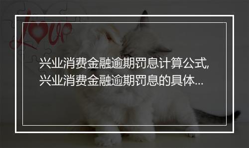 兴业消费金融逾期罚息计算公式,兴业消费金融逾期罚息的具体规定