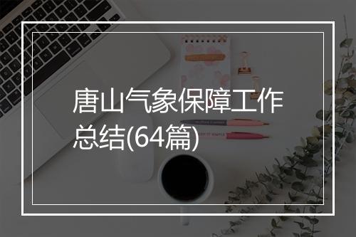 唐山气象保障工作总结(64篇)