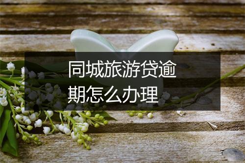 同城旅游贷逾期怎么办理