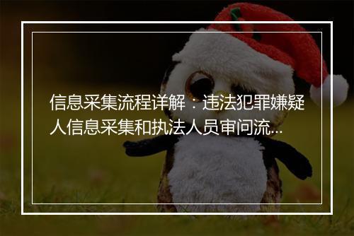信息采集流程详解：违法犯罪嫌疑人信息采集和执法人员审问流程
