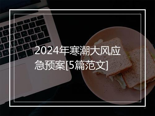 2024年寒潮大风应急预案[5篇范文]