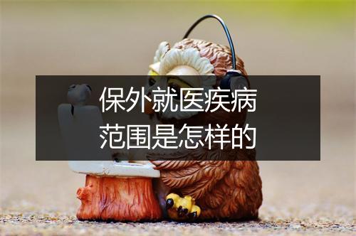 保外就医疾病范围是怎样的