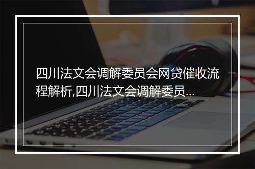 四川法文会调解委员会网贷催收流程解析,四川法文会调解委员会网贷催收案例分析