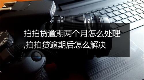 拍拍贷逾期两个月怎么处理,拍拍贷逾期后怎么解决