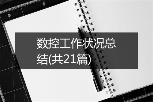 数控工作状况总结(共21篇)