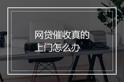 网贷催收真的上门怎么办