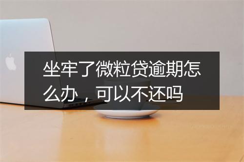 坐牢了微粒贷逾期怎么办，可以不还吗