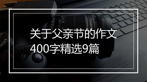 关于父亲节的作文400字精选9篇