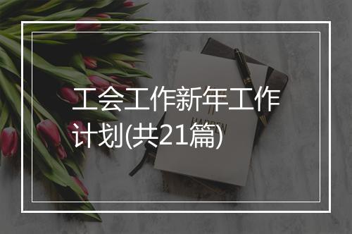 工会工作新年工作计划(共21篇)