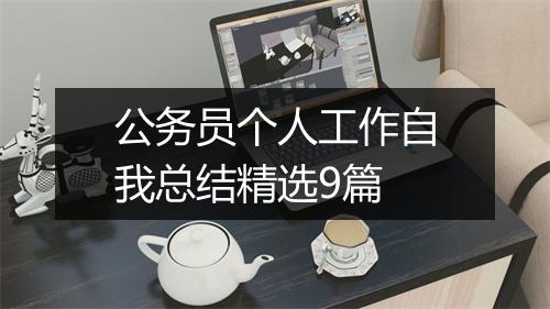 公务员个人工作自我总结精选9篇