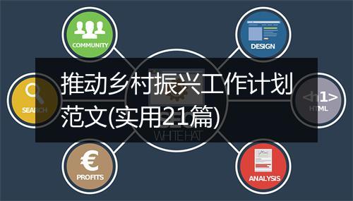 推动乡村振兴工作计划范文(实用21篇)