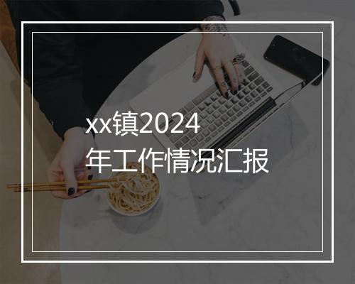 xx镇2024年工作情况汇报