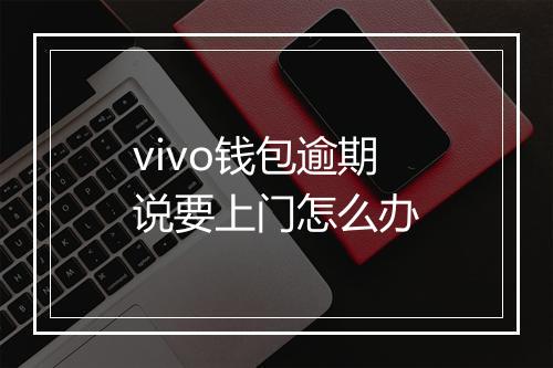 vivo钱包逾期说要上门怎么办