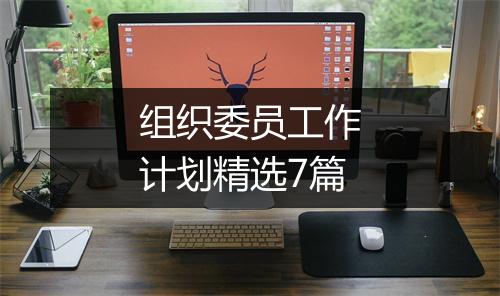 组织委员工作计划精选7篇