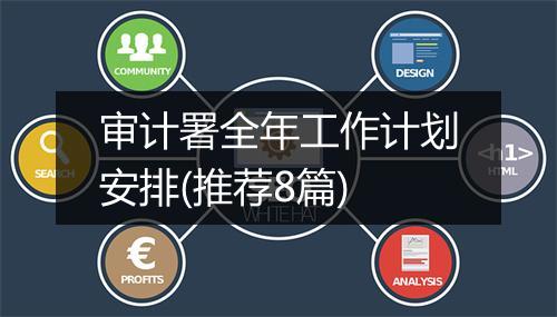 审计署全年工作计划安排(推荐8篇)
