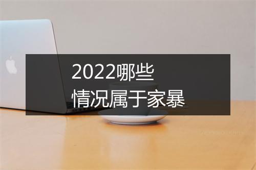 2022哪些情况属于家暴