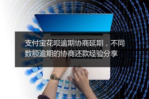 支付宝花呗逾期协商延期，不同数额逾期的协商还款经验分享